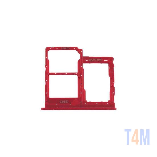 SOPORTE DE TARJETA SIM SAMSUNG A01 CORE 2020/A013 ROJO